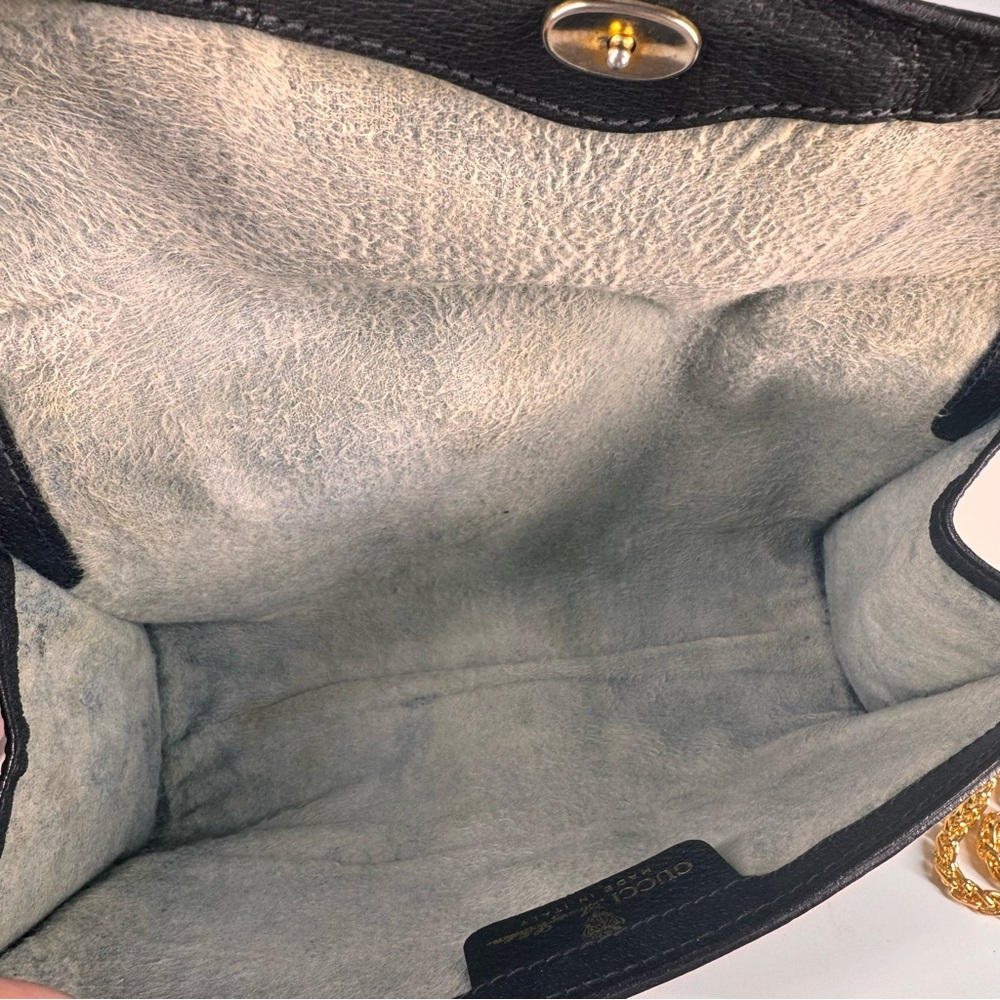 GUCCI GG Monogram Supreme Vintage Clutch – Navy Blue - Picture 11 of 15